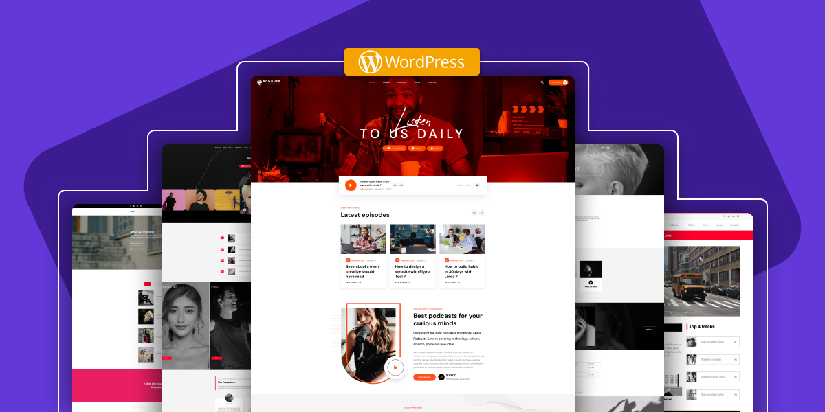 WordPress тема за излъчване на живо