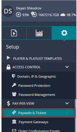 Видео paywall