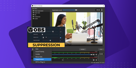 Noise Suppression в OBS