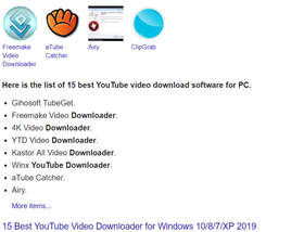 Инструменти за изтегляне на YouTube видеа