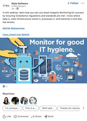 Linkedin публикация от Nlyte Software